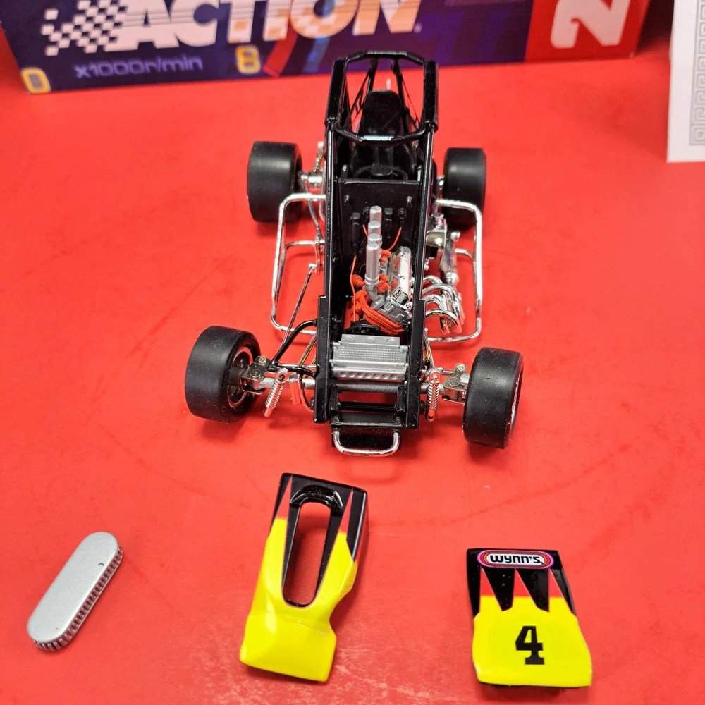 Action Racing Kenny Irwin #4 Wynn's 1994 Midget 1:24 Black Excellent Limited Ed